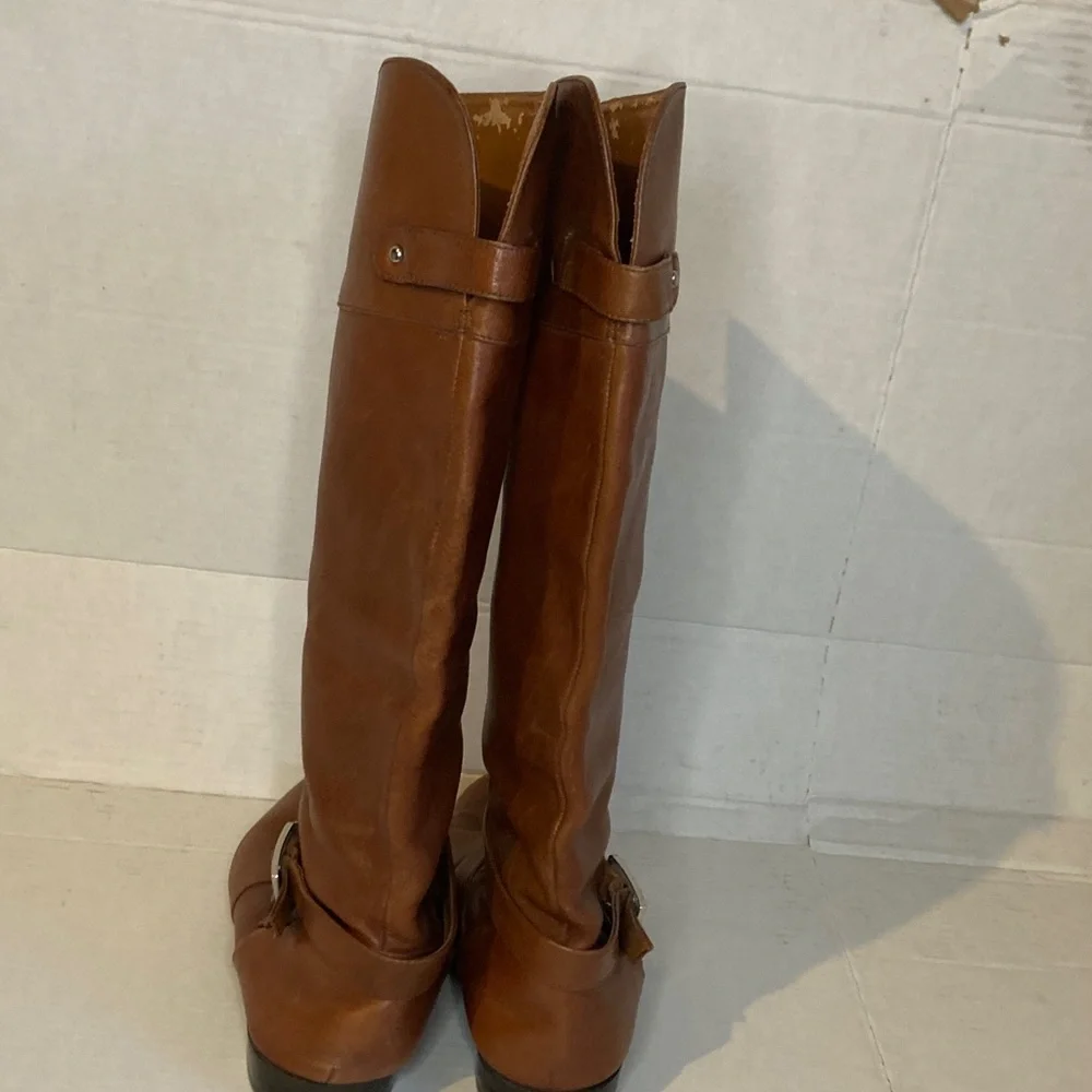 Calvin Klein Woman Brown Knee high Boots Size 7.5